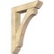 Ekena Millwork Legacy Slat Rough Sawn Bracket w/ Offset Brace, Douglas Fir, 8"W x 36"D x 48"H BKT0806X36X48LEC06RDF - alternate 1